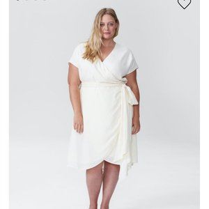 EUC Universal Standard Tracy Linen Wrap Dress